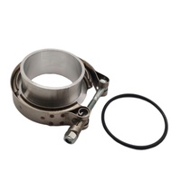 1 Set For Holset HX35 HX35W HX40W Turbo Compressor V-band Flange + Clamp Cummins