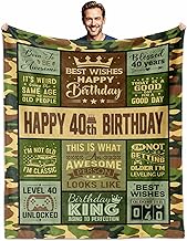 Whasnrt 40th Birthday Gifts for Men, 40 Year Old Birthday Gift for Man, Happy 90 Birthday' for Men B