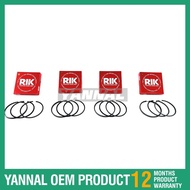 For Mitsubishi  Piston Rings Set 4D33 Excavator Engine Parts