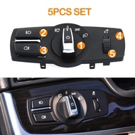 Headlight Switch Button Light Control Panel Fog Light Switch For BMW 5 6 7 Series X3 X4 F02 F10 F18 