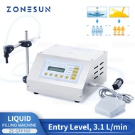 ZONESUN GFK-160 Digital Electric Liquid Filling Machine 5-3500ml Bottle Filler for Water Juice Perfu