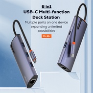 LDNIO USB A / C Hub Adapter DS-16H 6 in 1 / DS-15H 5 in 1 HDMI  LAN RJ45  USB 3.0  PD Port 5GBPS Tra