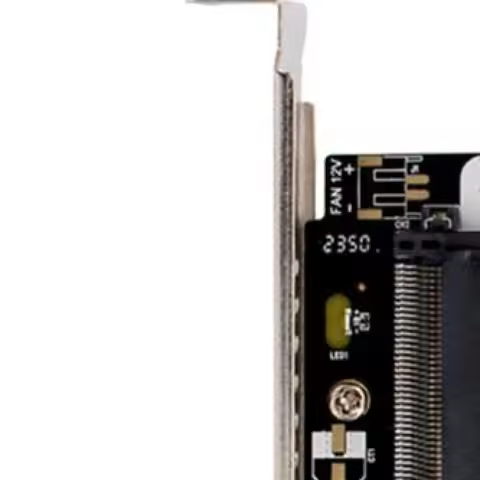 U.2 SFF-8639 To PCI-EX4 Expansion Card 4000MB/s U.2 To PCIe Adapter Riser X4/X8/X16 Slot PCI-E GEN3 