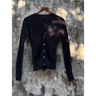 Slim black 2-hand Cardigan frs 019
