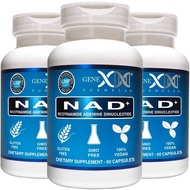 Genex NAD+ 250mg Serving 60 Capsules Nicotinamide Adenine Dinucleotide (Actual NAD+ Not a Precursor)
