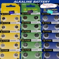 Bateri Alkali Alkaline Battery Button Cell LR44 / AG13 LR1130 / AG10 LR41 / AG3 CR2032 Watch Battery