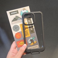 Bitplay Accompanying Case iPhone 13 Pro Phone Case with Sticker diy Phone Case Side Metal Button Bla