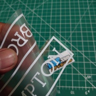 Brompton Folding Bike Sticker Mainframe Bike Decal Printing
