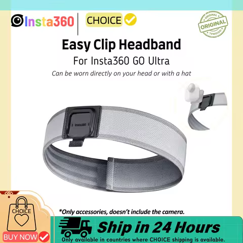 Insta360 GO Ultra Easy Clip Headband Mount POV Head Hat Support For Insta 360 GO Ultra Original Acce