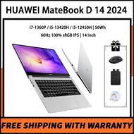 HUAWEI MateBook D 14 2024 i7-1360P / i5-13420H / i5-12450H 56Wh60Hz 100% sRGB IPS 14 inch
