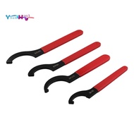 Coilover Wrench, Hook Wrenches Tools Set Shock Spanner Wrench Set C-Shape Spanner Adjustable Spanner
