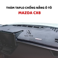 Genuine MAZDA CX8 dashboard carpet made of sheep wool velvet and sheep carbon leather 3