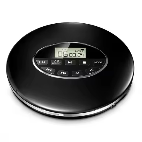 Portable with LCD Display Walkman CD Player for Adults Students Kids Personal Compact Disc CD Player