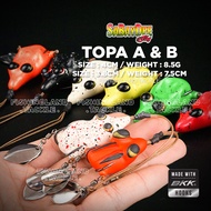 Sabaydee Topa A & B Soft Frog | 3.8cm 4cm | Umpan Tiruan Thailand Katak Getah Casting Haruan Thailan