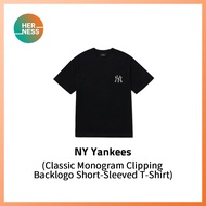 [MLB KOREA]Classic Monogram Clipping Backlogo Short-Sleeved T-Shirt