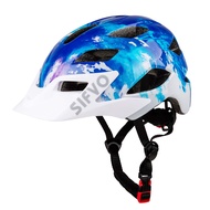 Kids Helmet, SIFVO Kids Bike Helmet Boys and Girls Bike Helmet with Cool Visor Helmet for Kids 5-14,
