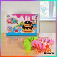 DIY Kinetic Sand Cake Set Kinetic Sand Set for Kids Creative Gift for Girls & Boys