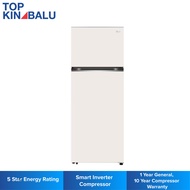 [SABAH ONLY] LG 493L GN-B452PBFK TOP FREEZER INVERTER REFRIGERATOR (BEIGE)