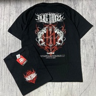 Latest black streetwear distro t-shirt/Men & Women Short Sleeve t-shirt/metal shirt/original t-shirt