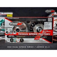 【COD】 RS8 PULLEY SET V4.2 AEROX/NMAX/CLICK150/M3/GT125/SPORTY