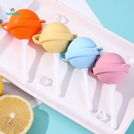 EPMN&gt; Lollipop Shape Ice Cream Mold Silicone Ice Pops Mold with Stick Portable Cute Popsicle Mould Baby DIY Ice Ball Maker new