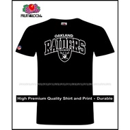 Oakland Raiders NFL Fruit of the Loom T-Shirt 100% Cotton