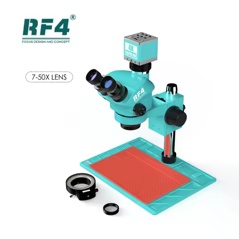 RF7050TV-PO4-4KC1 HDMI USB 4K Camera Electronic Welding Optical Magnification Zoom Microscope