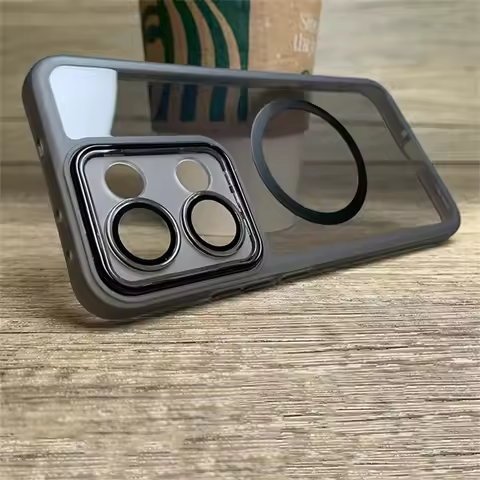 Magnetic Case For Motorola Edge 40 Neo Moto Edge40 Soft Silicone Clear MagSafe Cover Camera Protect 