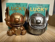 URDU 福部屋 Disney 100週年 史迪仔 盲盒 招財貓 達摩 銀色