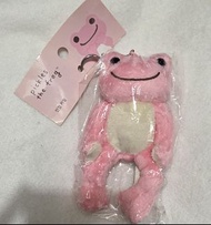 韓國 青蛙 Pickles the Frog 粉紅色青蛙 毛絨公仔 鎖匙扣