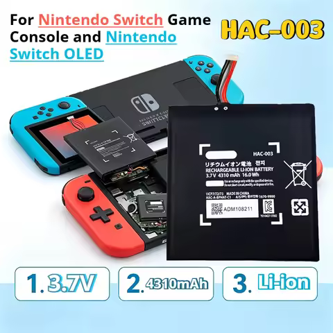 HAC-003 Battery for Nintendo Switch 2017 Game Console Original Battery for Nintendo Switch Game Cons