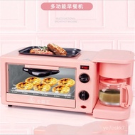 🚓Triple Breakfast Machine Household Toast Toaster Steaming and Boiling Dual-Purpose Electric Oven Toaster Sandwich Machi