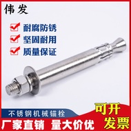 304 Stainless Steel Mechanical Anchor Bolt Chemical Expansion Screw Construction Anchor Bolt Screen 