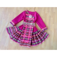 Hmong Costume Pink Children's Clothing