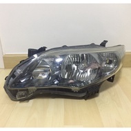 Headlight Toyota Corolla Altis 2008-2013, HID smoked TRD lamp, not including box / bulb xenon, second hand left.