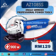 (Ready Stock) AKAIDO AZ1085S Wireless Angle Grinder 900W Canai Besi Grinder Makita