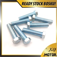 M10 X 40MM HEX HEAD SCREW SKRU SAIZ 17 COMMON PETAK PANJANG 4.0CM ( 1PCS / 1 BIJI ) (BH10X40)