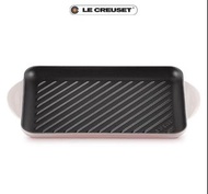 【Le Creuset】琺瑯鑄鐵鍋雙耳長方鐵烤盤32cm(黃)