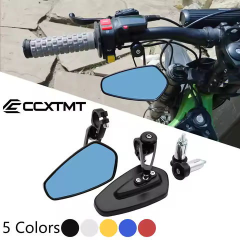Motorcycle CNC Rearview Mirror 7/8" 22mm Handlebar Mirror Inverted Rear Mirror For Segway X160 X260 