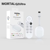 Mortal Android 14.0 OS Q2ทีวีสติ๊กพิเศษ4K Dongle Allwinner H313 WIFI 6 BT5.X เสียงรีโมทคอนโทรลกล่องท