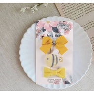 (SG Stock) H. (3pcs/set) Animals Hairpin