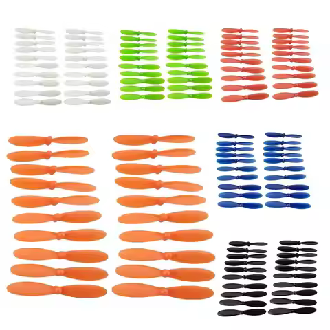Drone Spare Propeller 20 Pieces Plastic Airscrew Parts for Hubsan H107P H107C Plus H1