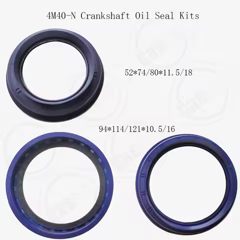 4G63-8V 4G64-8V 4G64-16V 4M41 4M40 Front and Rear crankshaft oil seal sets For Mitsubishi engine BZ5