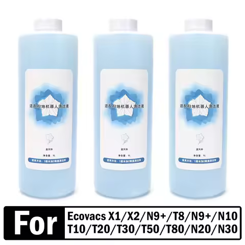Cleaning Fluid For ECOVACS Deebot T10 OMNI/X1 OMNI/T20 Pro OMNI/T30 Pro OMNI/X2 omn i/X5 PRO OMNI/X8