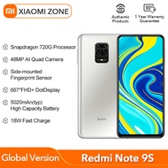 [Global Version] Xiaomi Redmi Note 9S 4GB+64GB/6GB+128GB Snapdragon 720G 18W Fast Charging 48MP AI Quad Camera 6.67 Inch DotDisplay Celular Redmi Note 9S Mobile Phone