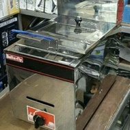 Deep Fryer Gas Butterfly Stainless Komplit Penutup Preloved/Kompor Gas