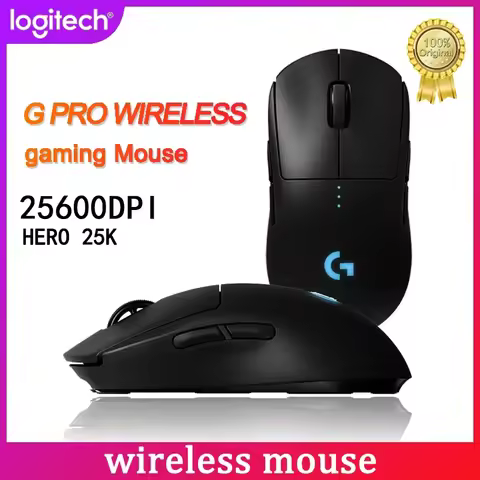 Logitech G PRO Wireless Gaming Mouse HERO 25600 DPI Sensor Laser Gaming mice LIGHTSPEED RGB Dual Mod