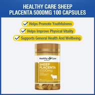 逆转岁月痕迹 Healthy Care Sheep Placenta 羊胎素 5000mg 100 Tablets（100% ori）