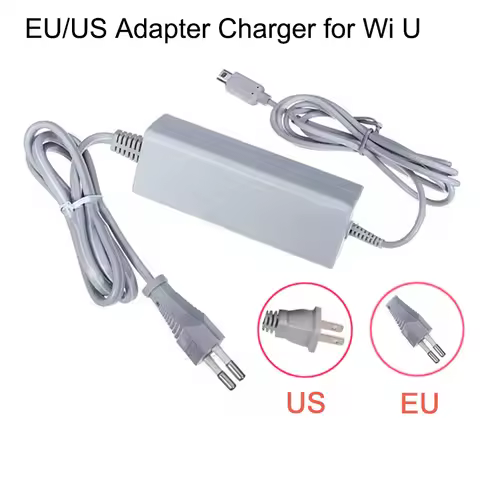 AC Adapter US/EU Plug Charging Adapter For Wii U Gamepad Controller Adapter Charger for Nintendo Wii