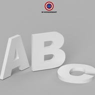 Acrylic Laser 3D Cut English Alphabet Letter Word